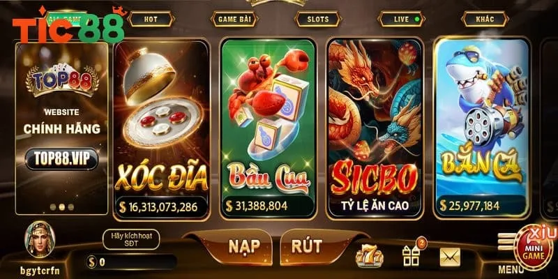 Cá cược xóc đĩa tại TIC88 có nhiều ưu thế nổi bật chinh phục người chơi Cá cược xóc đĩa tại TIC88 có nhiều ưu thế nổi bật chinh phục người chơi